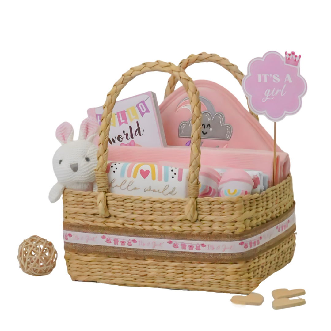 Welcome Baby Girl – Keepsake Hamper