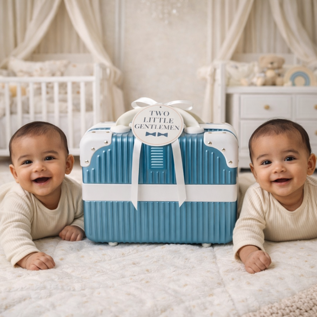 Two Little Gentlemen – Twin Boys Gift Hamper