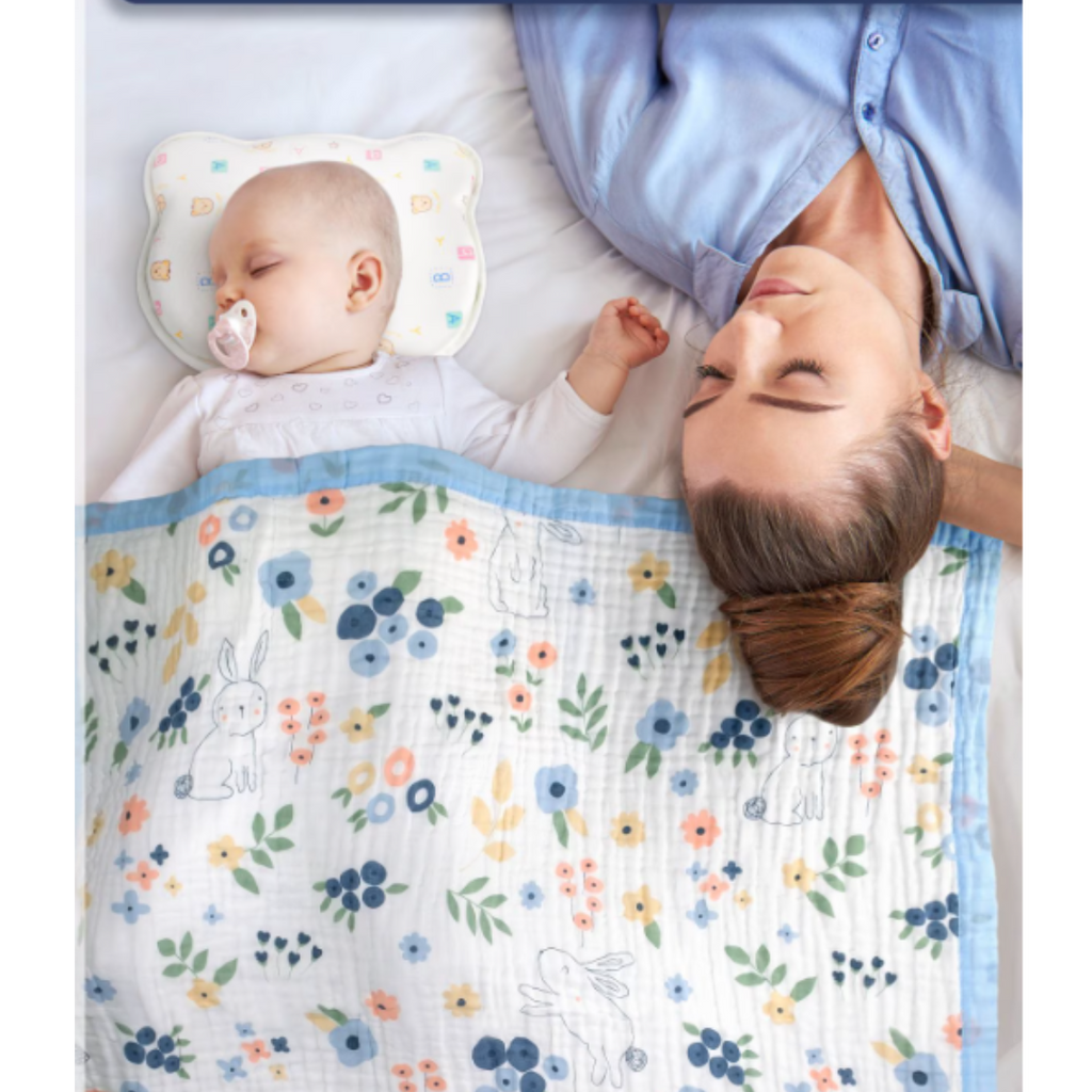 Garden Bloom Muslin Blanket