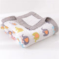 Little Elephant Parade Gender Neutral Muslin Blanket